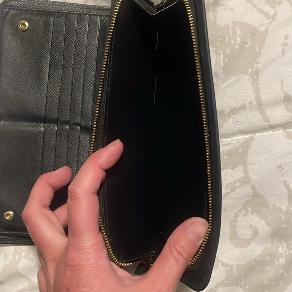 Prada Saffiano Leather Continental Wallet - Picture 10 of 16